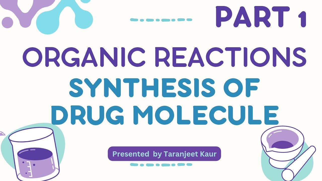 PTU ENGG CHEM || UNIT 7 ORGANIC REACTIONS AND SYNTHESIS OF A DRUG MOLECULE Part 1