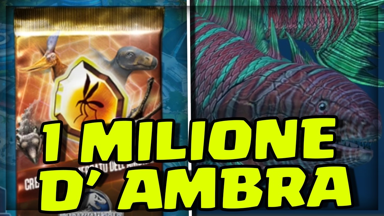 1 MILIONE d'Ambra Opening | JURASSIC WORLD THE GAME S2 #485