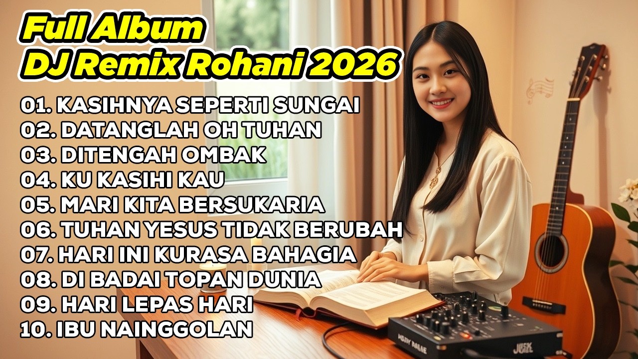 DJ REMIX ROHANI 2026💃KASIHNYA SEPERTI SUNGAI ✝️ DATANGLAH OH TUHAN ✝️ DI TENGAH OMBAK