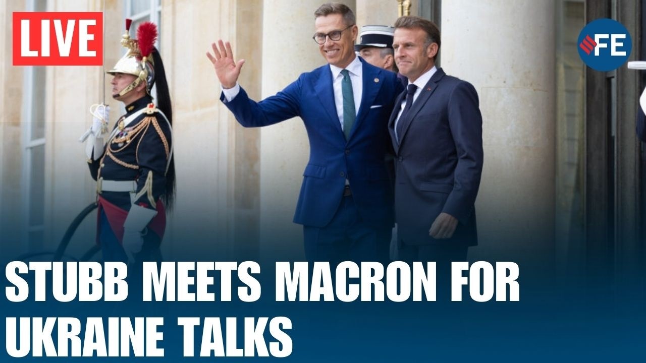 LIVE: Alexander Stubb Meets Emmanuel Macron In Paris For Ukraine War Talks