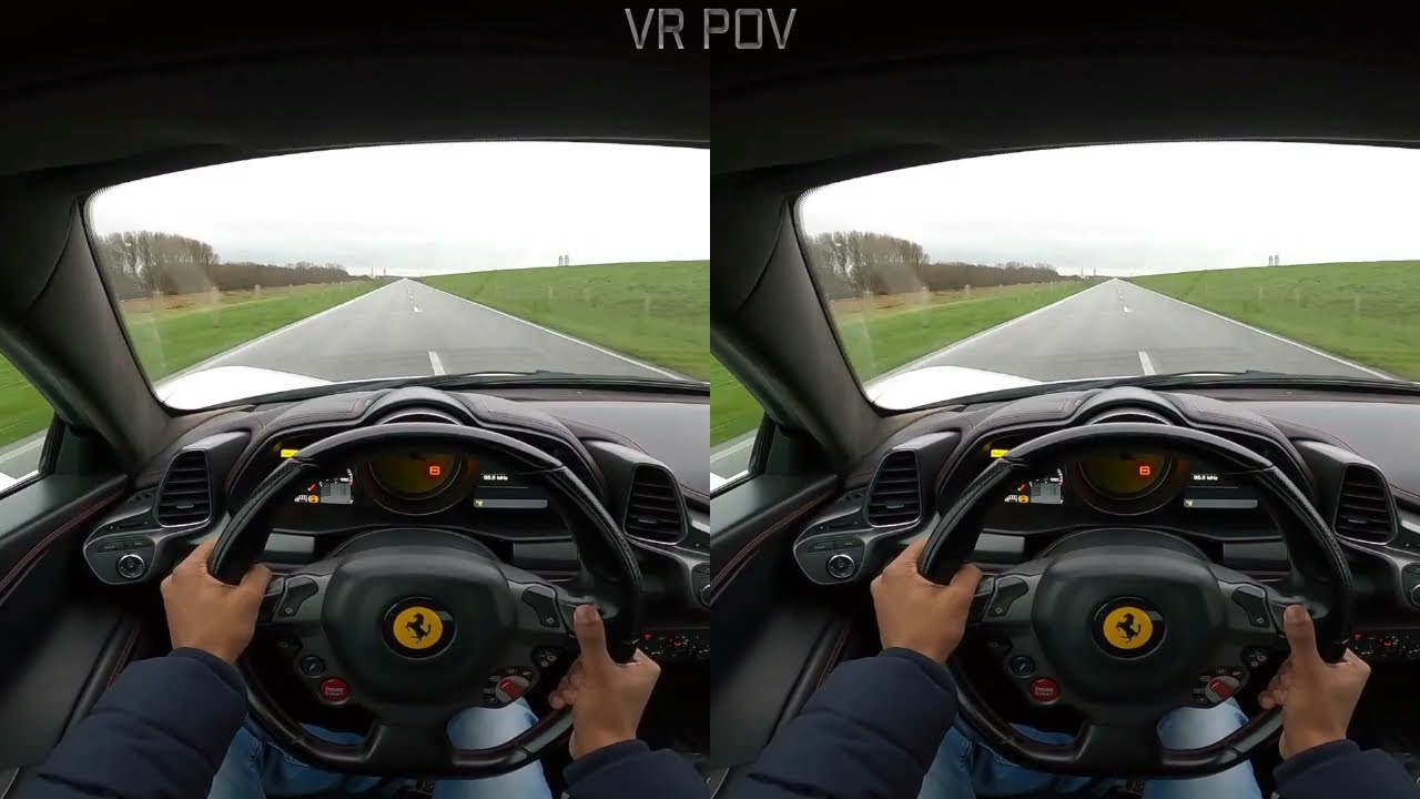 Ferrari VR Google Cardboard VR 3D SBS Virtual Reality