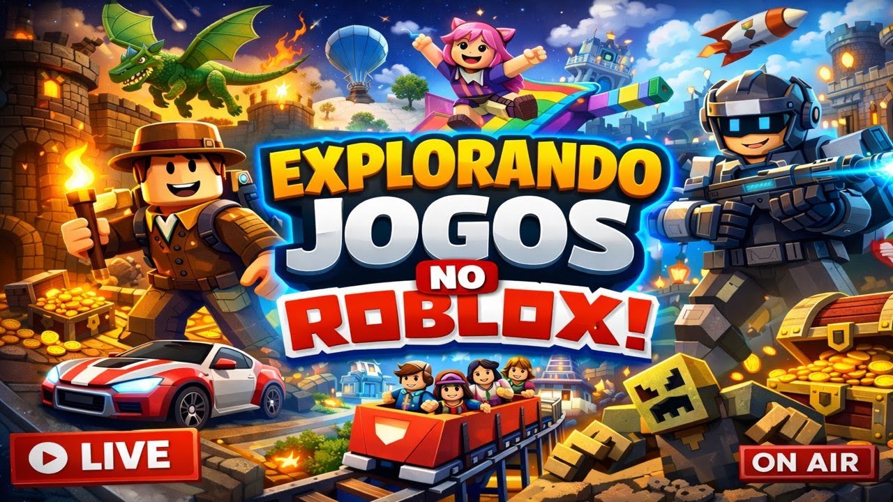 Explorando jogo no roblox