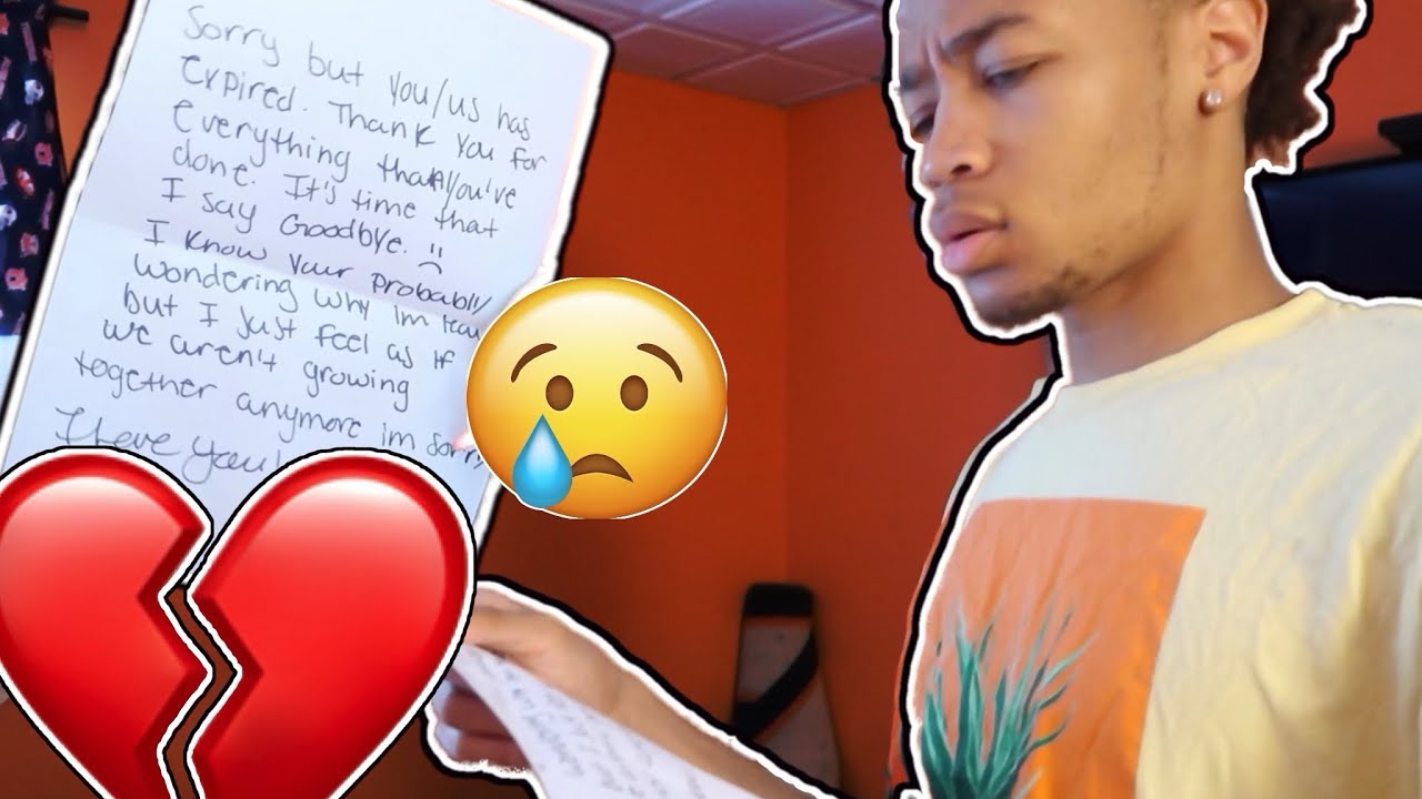 LEAVING MY BOYFRIEND WITH ONLY A GOODBYE LETTER!!!! 💔