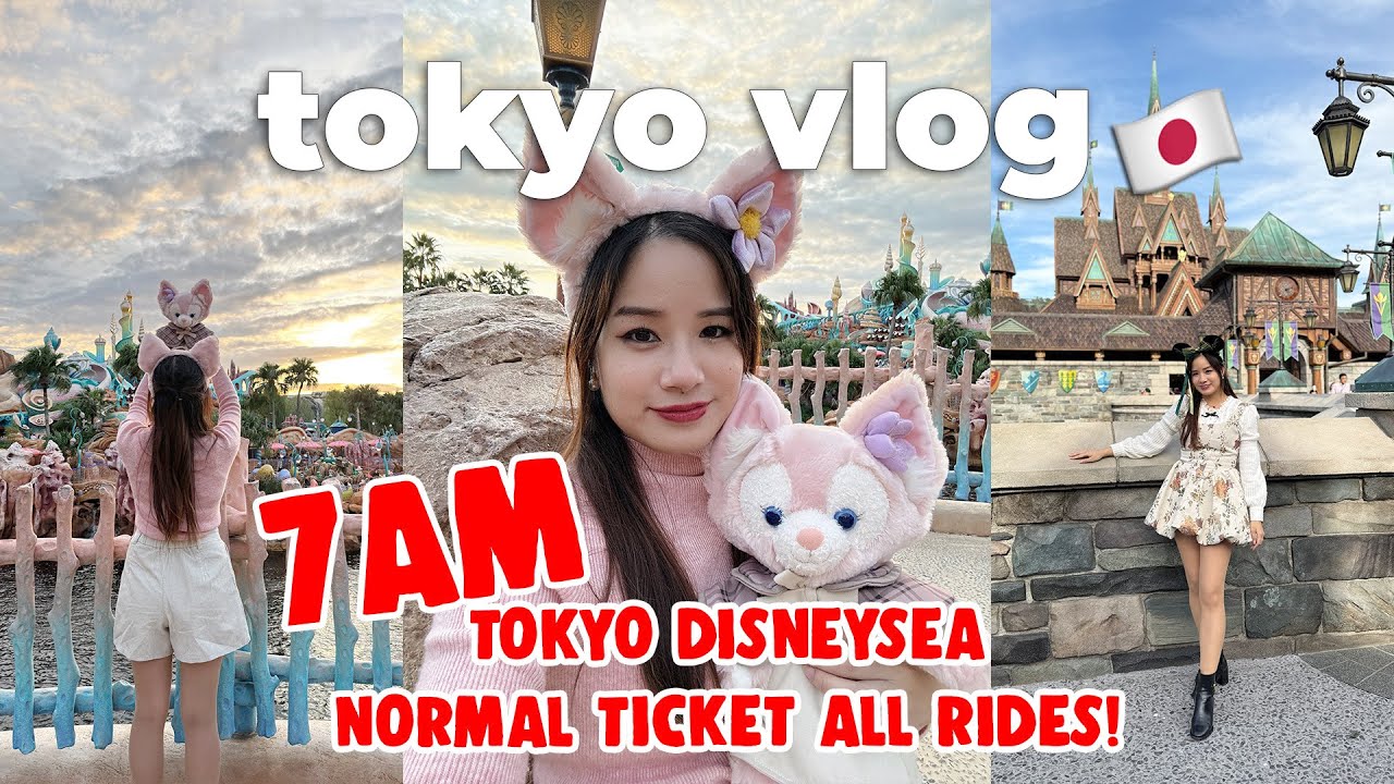Семейный день в 7 утра в Tokyo DisneySea Fantasy Springs по обычному билету | Японская парикмахер...