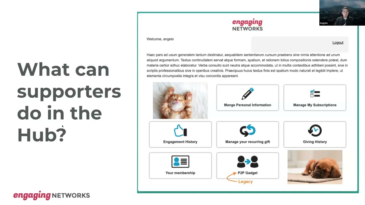 Beyond The Basics: Supporter Hub