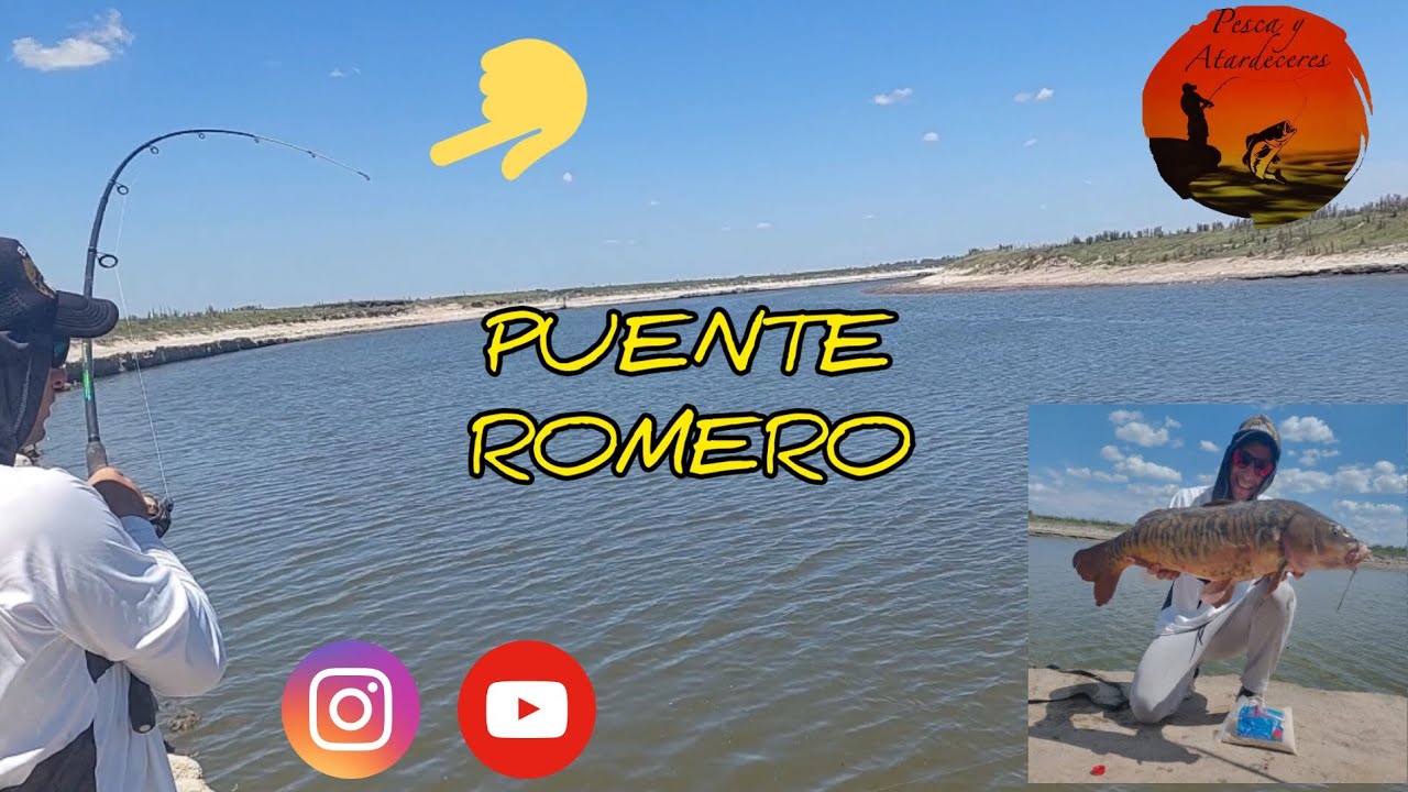 PESCA DE CARPAS EN PUENTE ROMERO 🔥🎣
