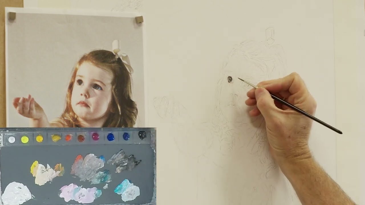 part 7   painting   &lsquo;my acrylic method with Barry McCann&rsquo;