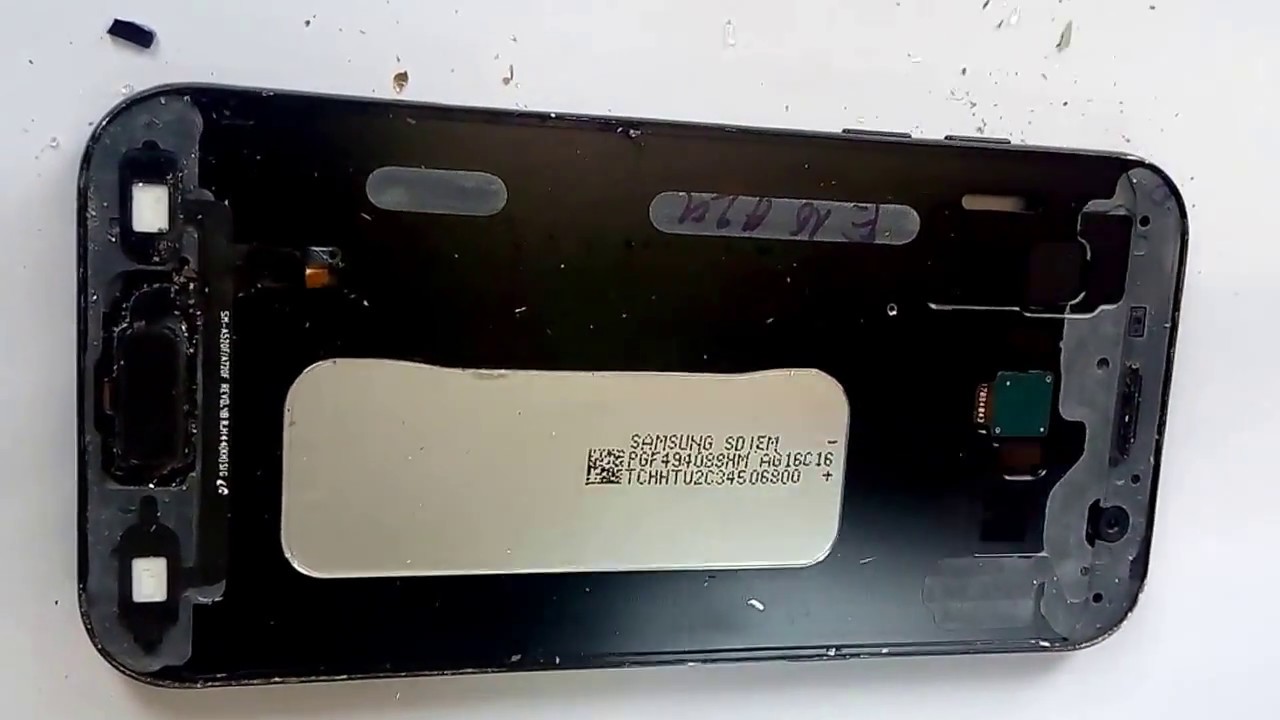Samsung A520F(2017) disassembly and LCD ,digitizer replace