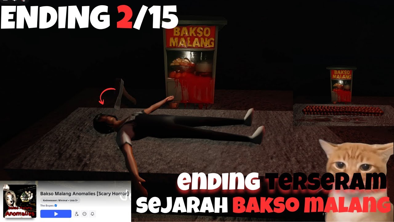 ENDING MENYERAMKAN DIBAKSO MALANG!!! -  BAKSO MALANG - Jekyy7 #roblox #baksomalang