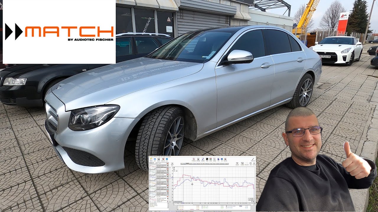 Mercedes E class W213 - пълен аудио ъпгрейд с Plug&Play говорители Match и 7-канален DSP усилвател
