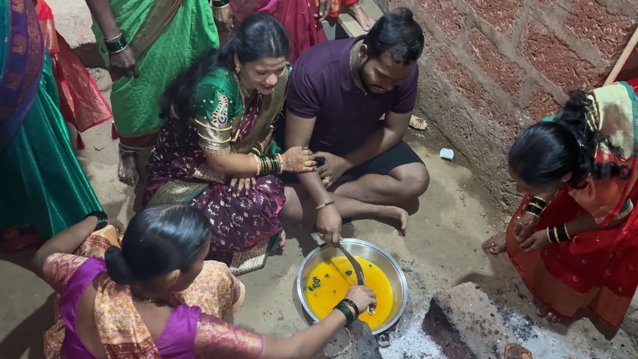 हळद उतरणीला सासूने काढली जावयाची चाक ( नजर ) 😍 | Konkan Village After Mariage Tradition Vlog