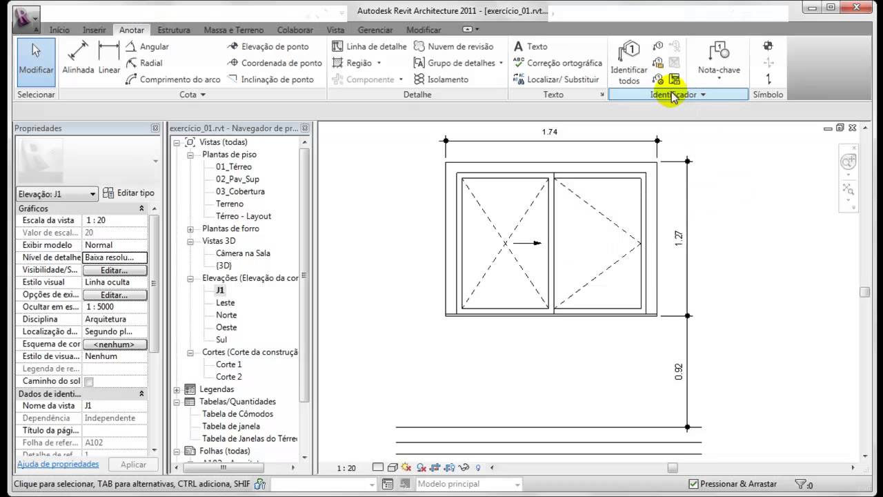 Revit II - E2-07 - Mapa de Esquadrias