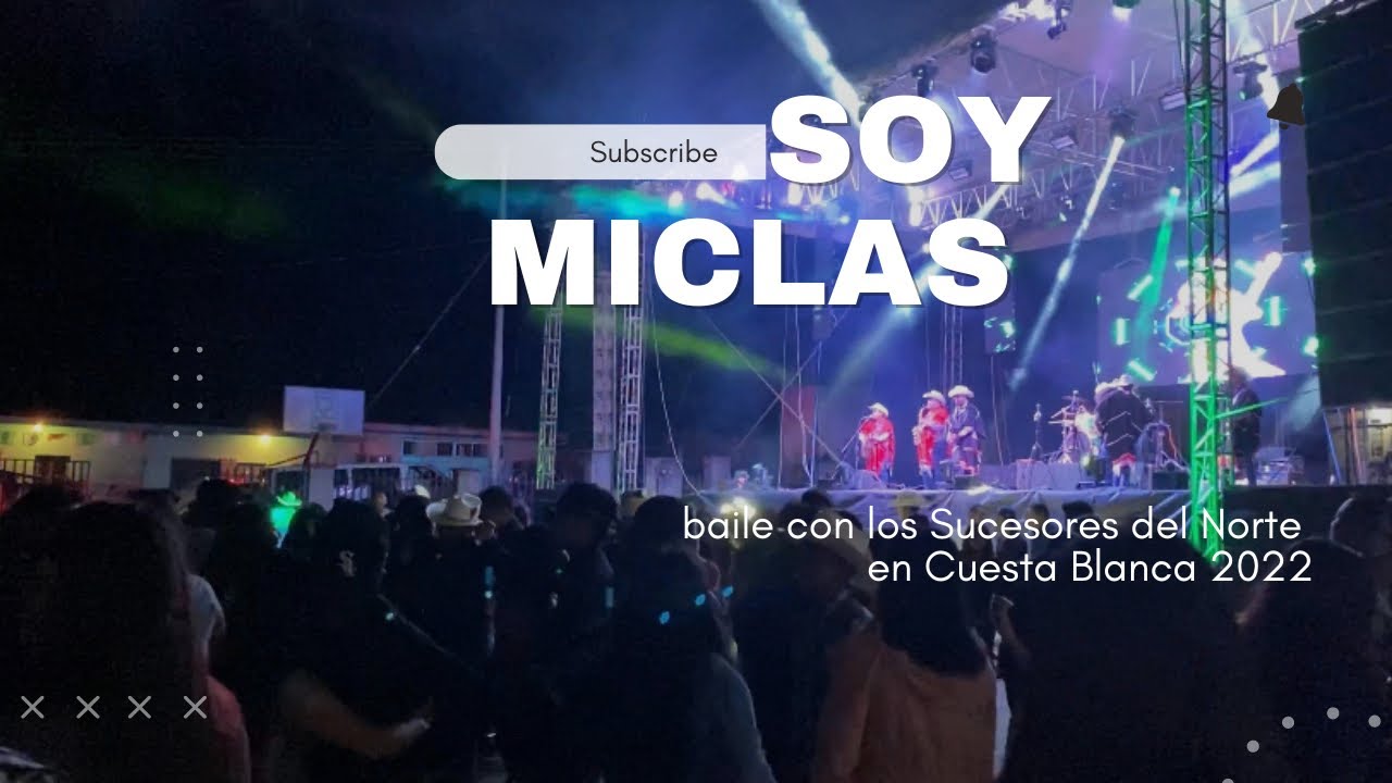 Baile Los Sucesores del Norte en Cuesta Blanca- Soy Miclas-04/10/22 #notengolosderechosdelamusica