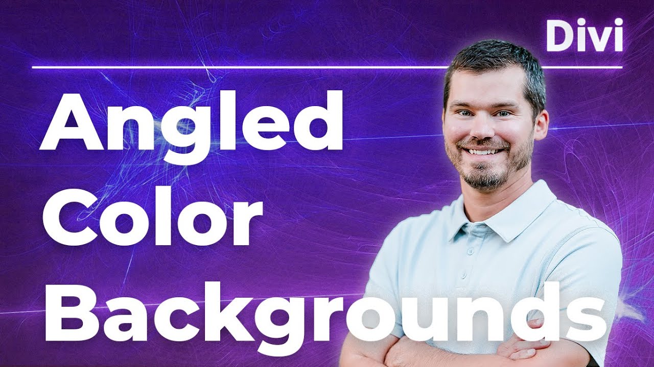 Divi Angled COLOR Backgrounds with Gradient Filter - Upgrade Your Design In A Few Minutes