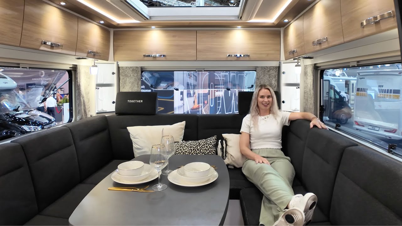NEUARTIGES Design HECKSITZGRUPPE WOHNMOBIL VOLLINTEGRIERT 2026 Neuheiten Frankia I 740 Plus Together