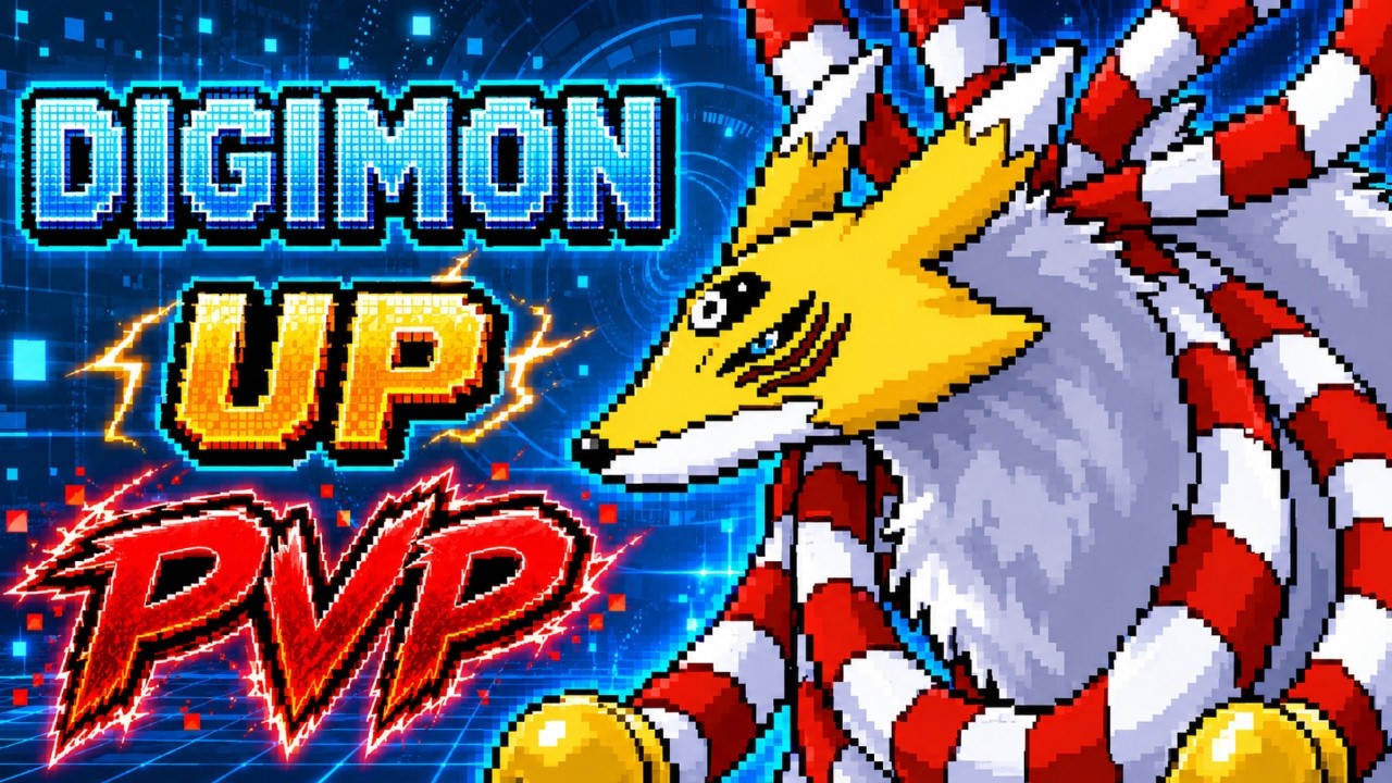 Digimon Up - Kyubimon PVP Gameplay!