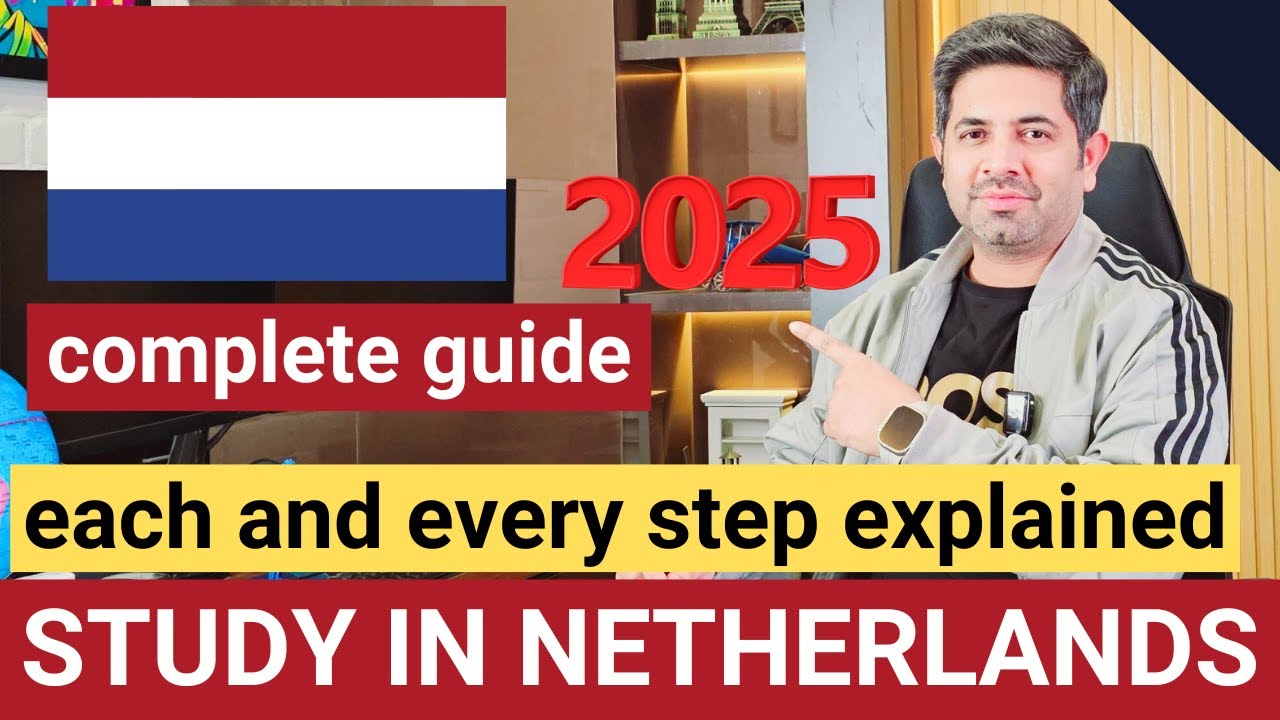 🎓 Study in the Netherlands 2025 | Admission & VISA Process for Pakistani Students 🇵🇰