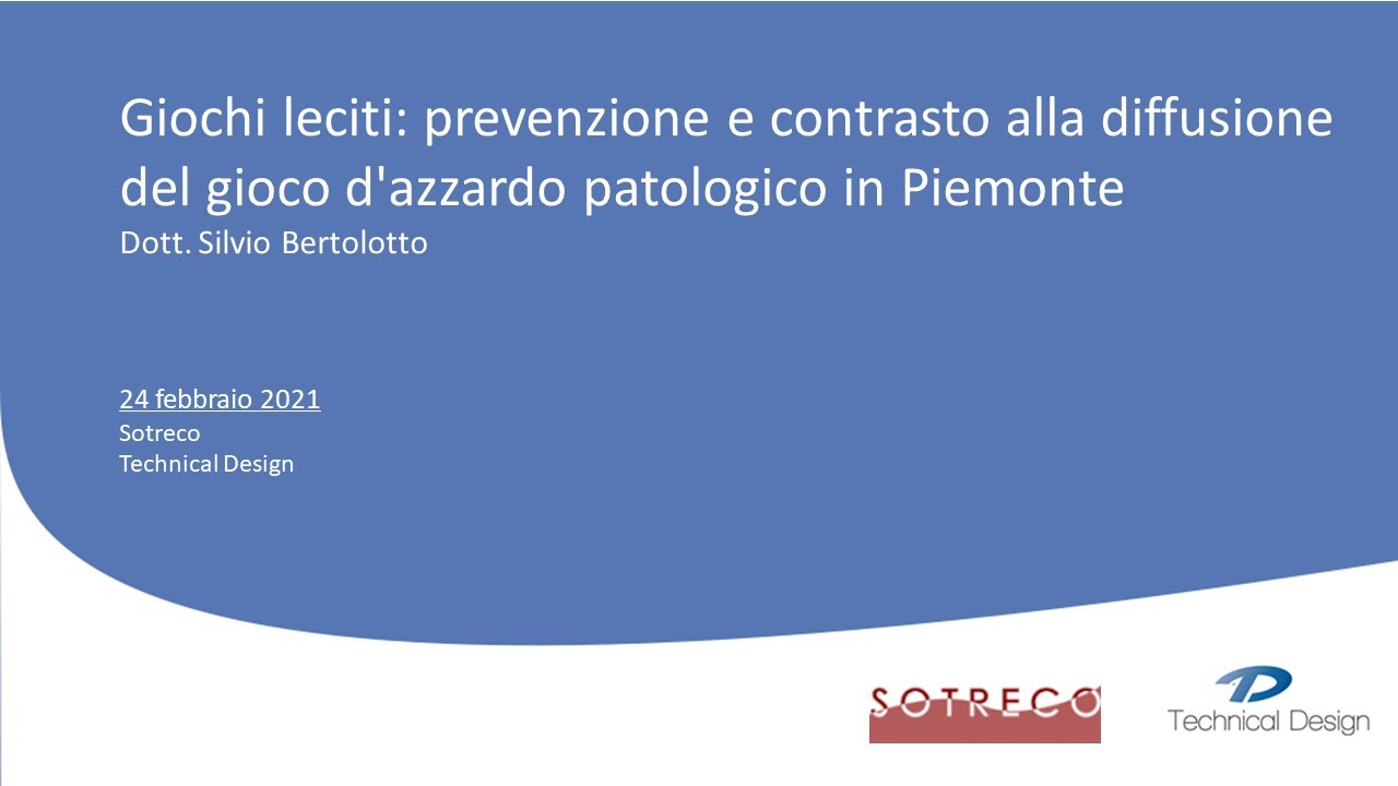 Webinar sui Giochi leciti