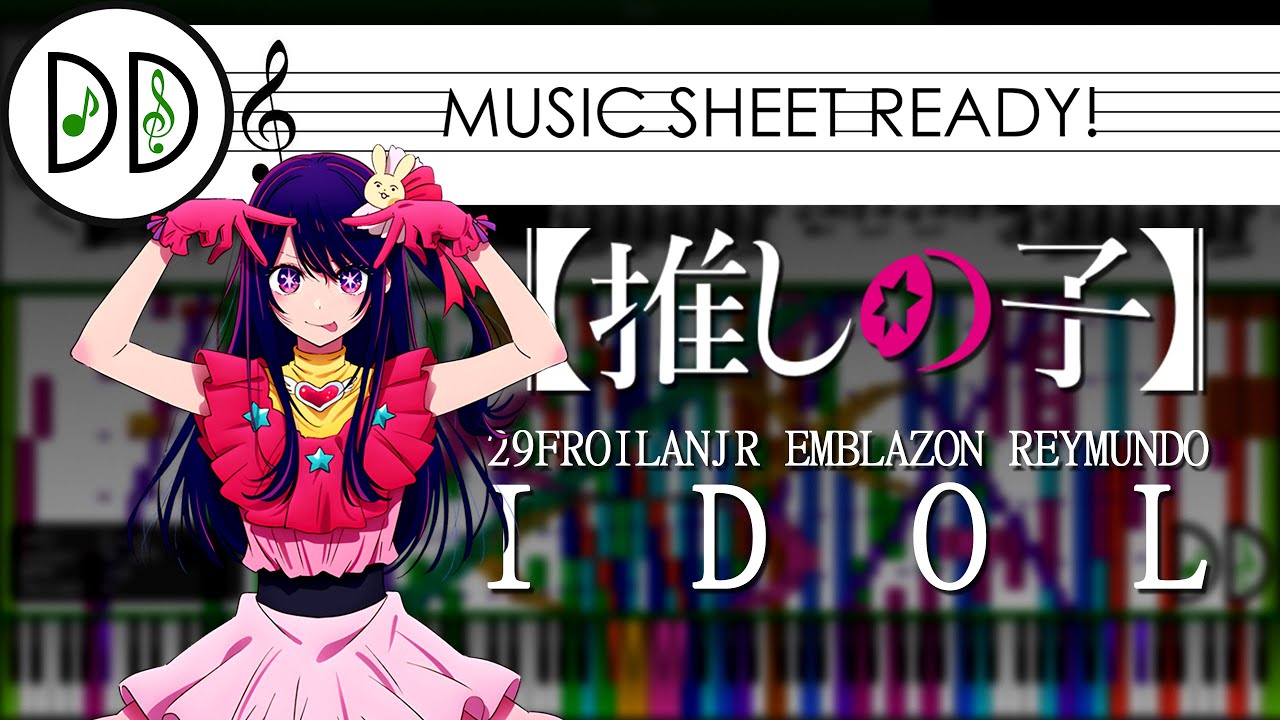 [Black MIDI Ep. 2.47] Idol (TV Size) ~ YOASOBI, 29FroilanJR, Emblazon, & Reymundo (67,890 Notes)