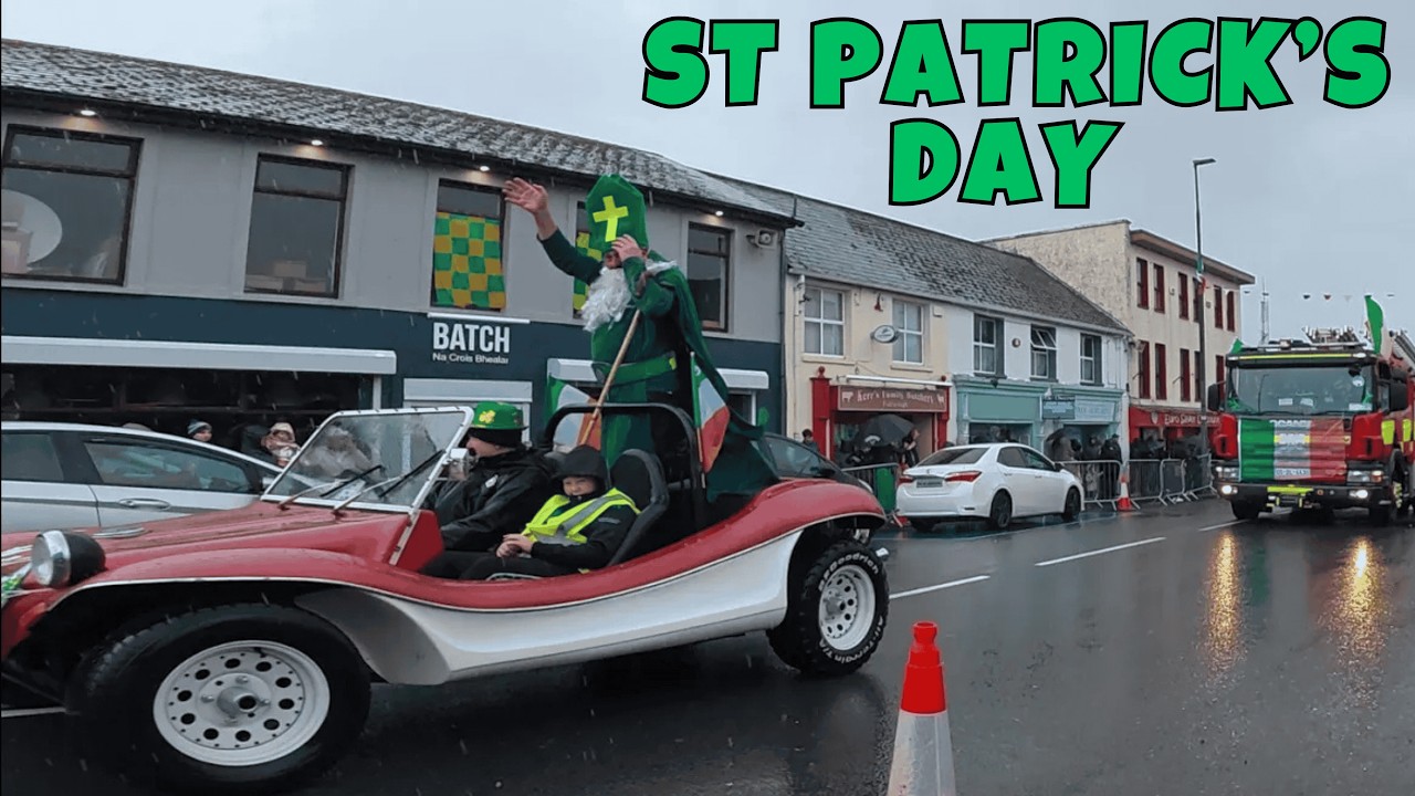 St Patrick's Day Parade in Falcarragh, Ireland
