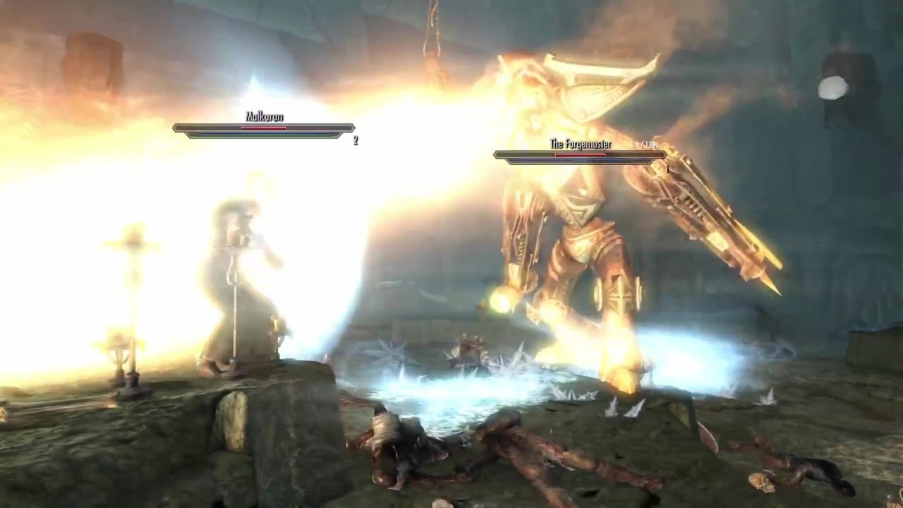Skyrim Battles - Malkoran vs. Faralda & Mirabelle, Ash Guardians, the Forgemaster, and more