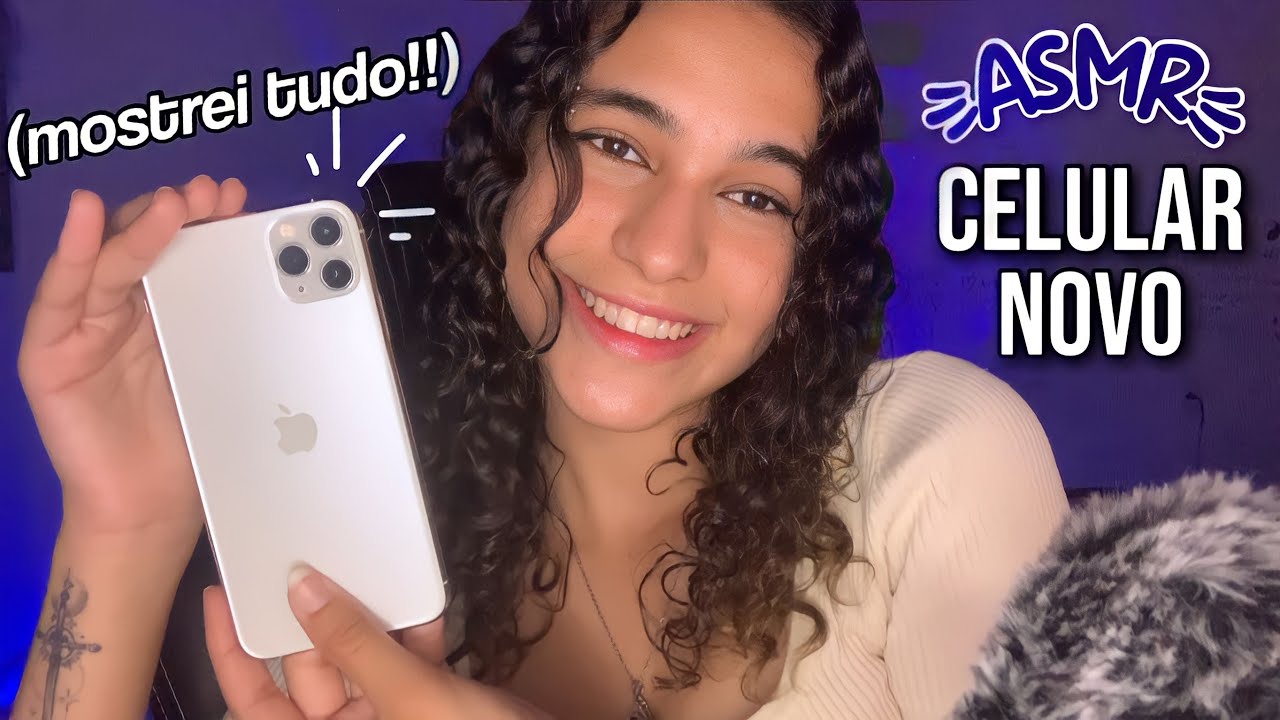 ASMR | TOUR PELO MEU CELULAR NOVO 💞 iphone 11 pro max 256gb