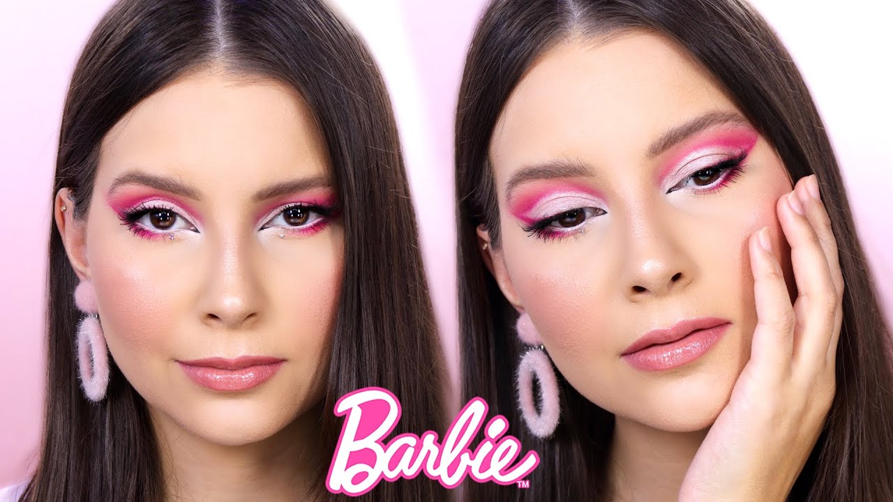 MAQUIAGEM ROSA INSPIRADA NA BARBIE