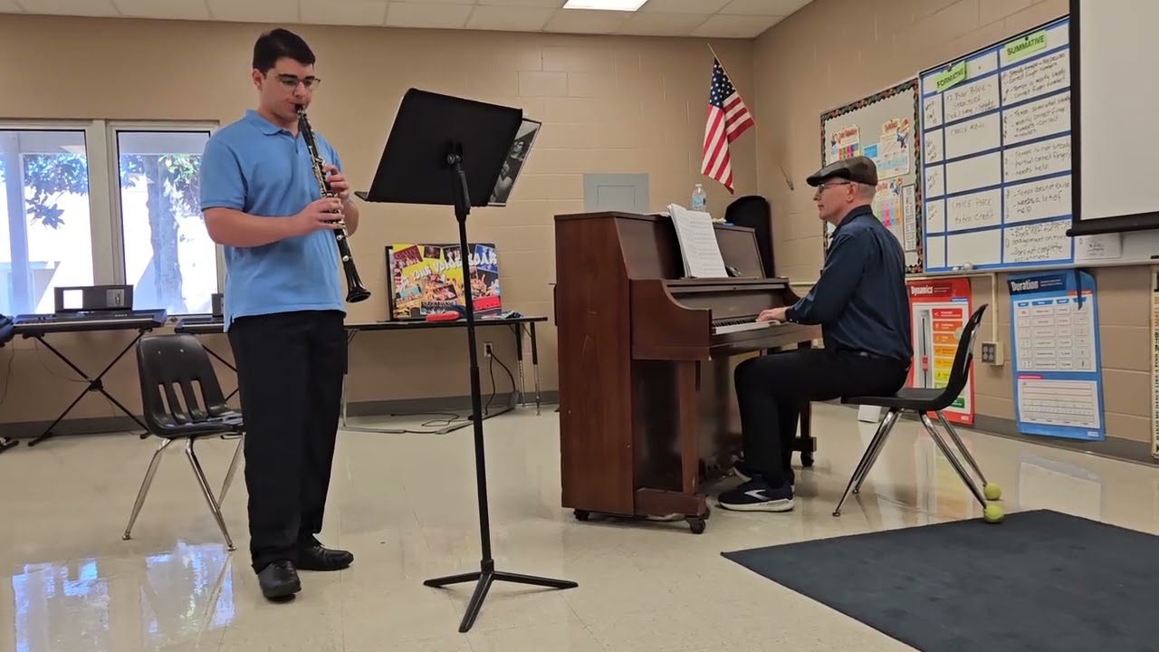 Clarinet Solo Ensemble JWMHS 2026 Zach