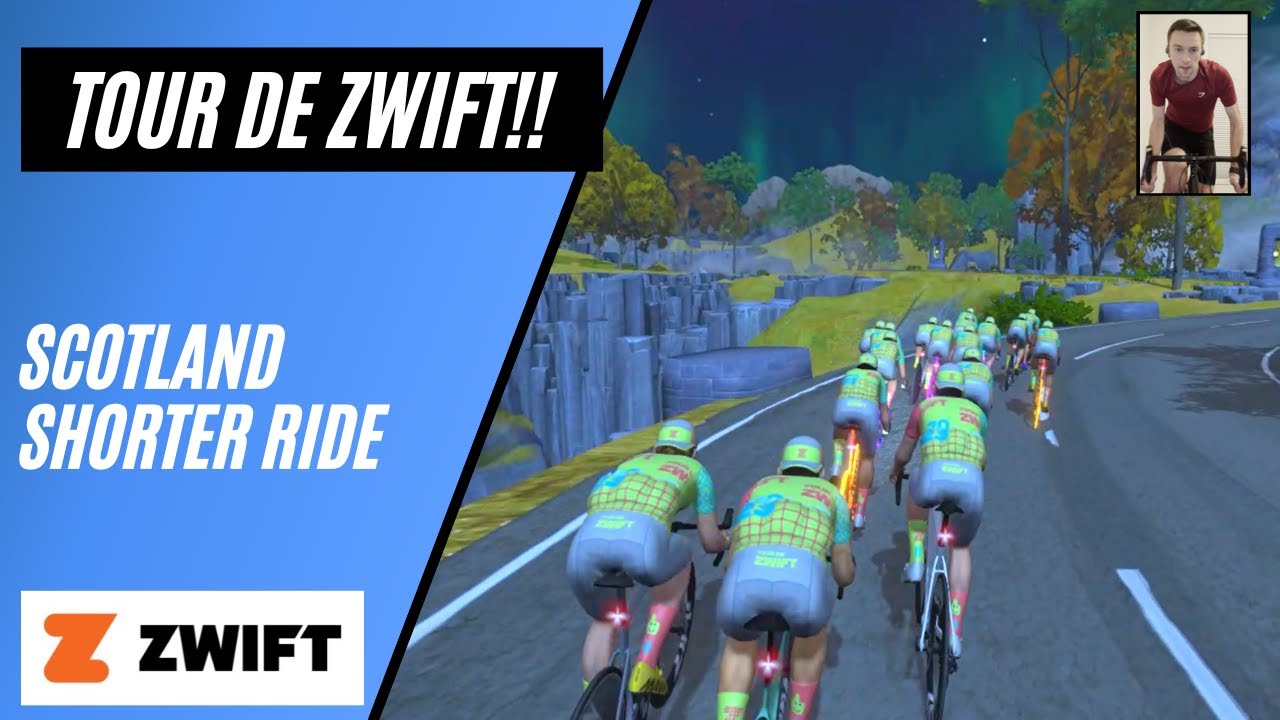 First Zwift Ride in Scotland!!! // Staying with the Front Group // TDZ Stage 8 // Rolling Highlands
