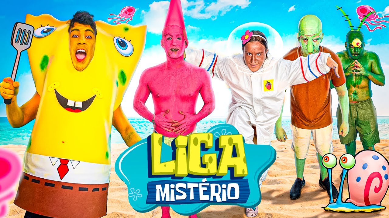 VIRAMOS A LIGA DO BOB ESPONJA POR 24 HORAS *deu ruim?