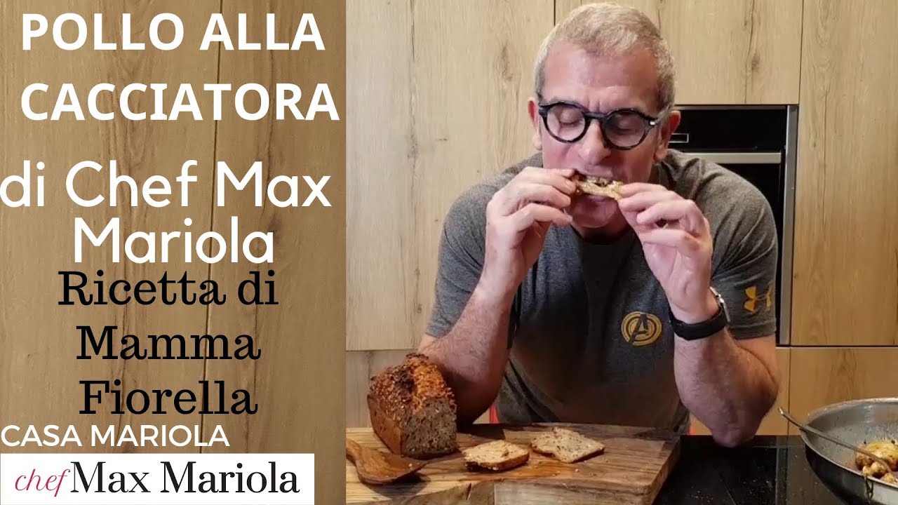 POLLO ALLA CACCIATORA di Casa Mariola - la video ricetta - TUTORIAL - di Chef Max Mariola