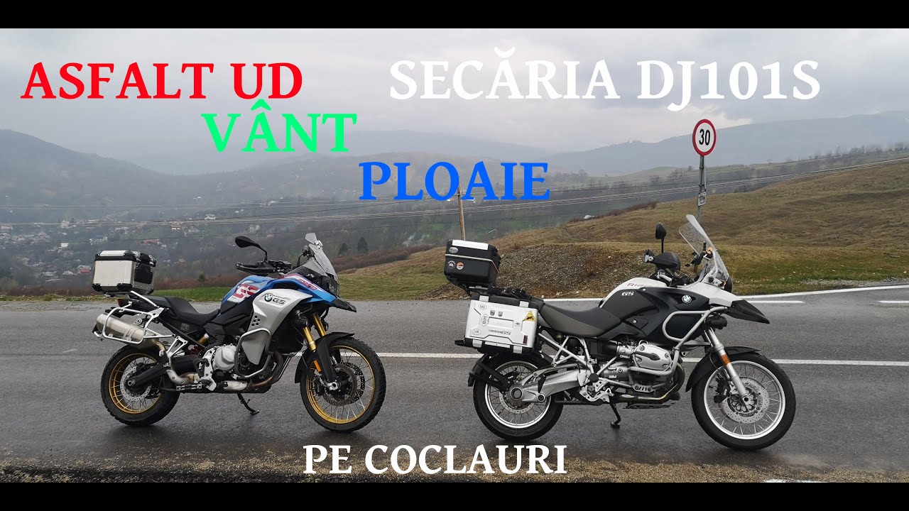Pe serpentine la Comarnic - Secăria - Valea Doftanei DJ 101S 102I - Ploaie 01.04.2023 theguyongs