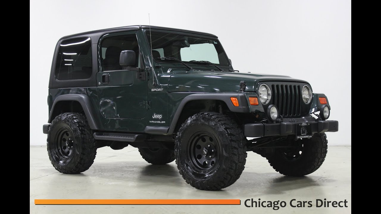 Chicago Cars Direct Presents A 2003 Jeep Wrangler Sport 4x4