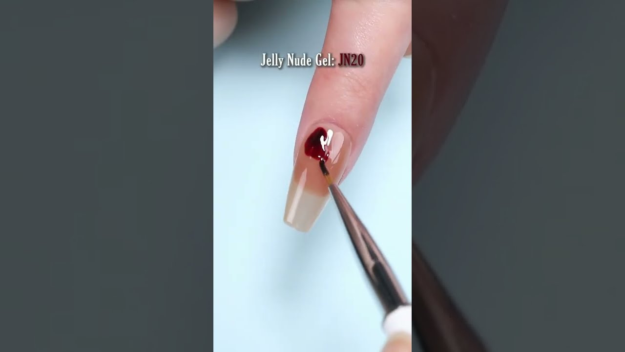 Red Marble Nail Art BORN PRETTY