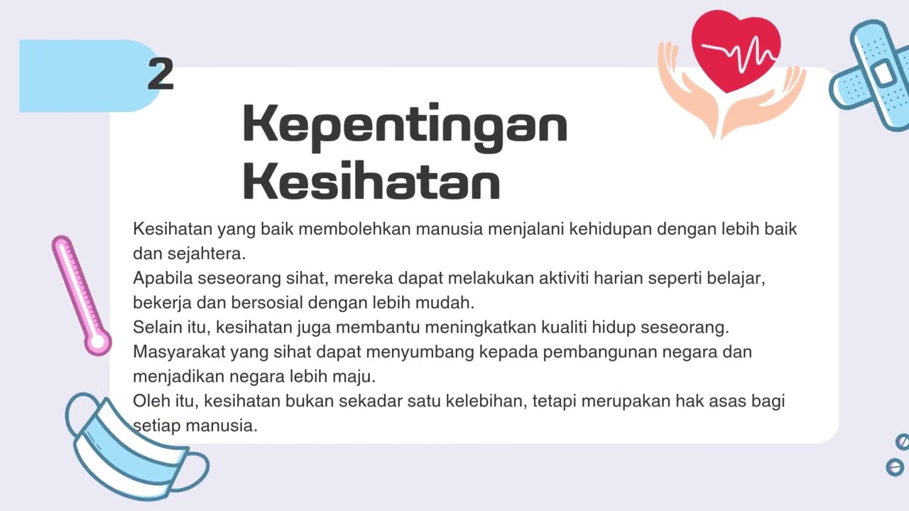 KESIHATAN BUKAN PILIHAN, TETAPI KEPERLUAN