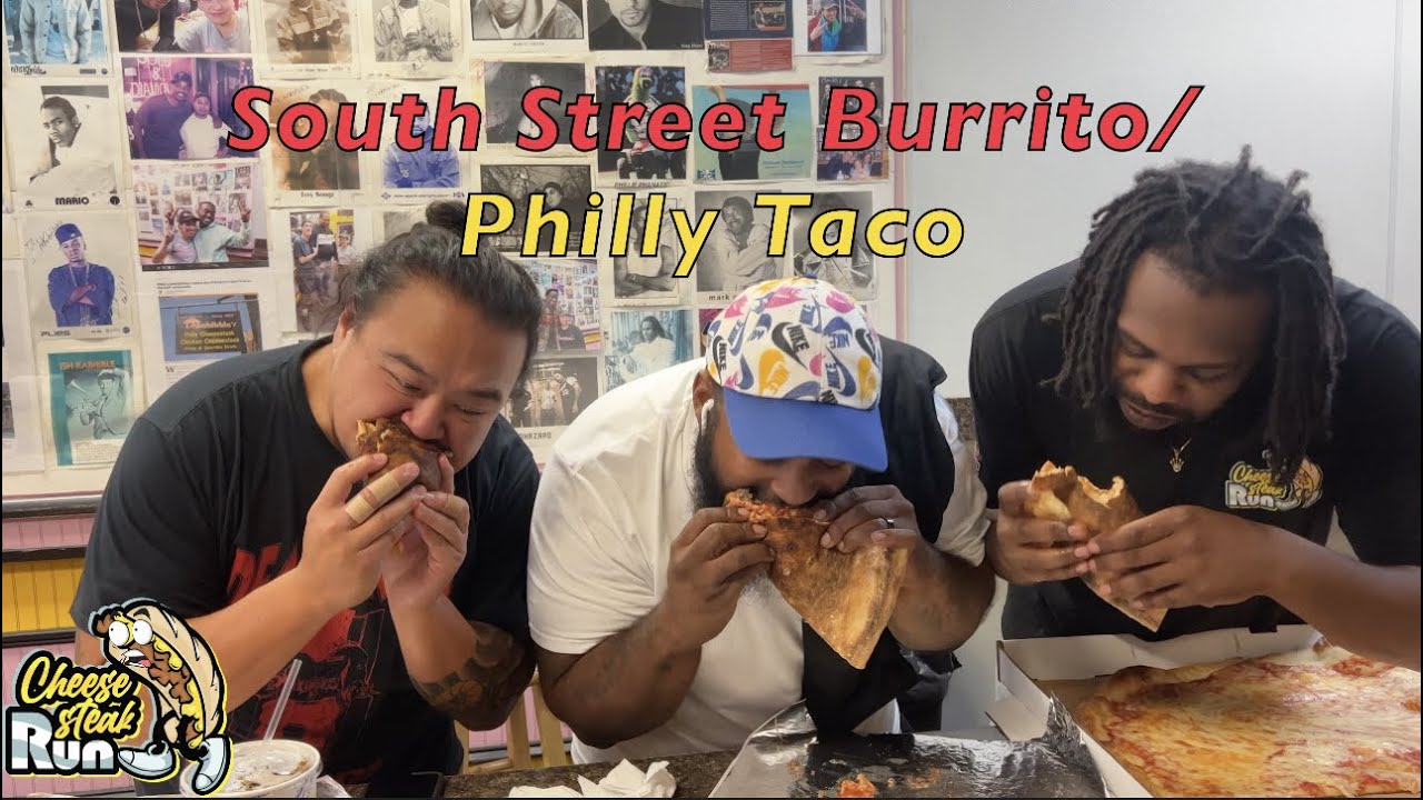South Street Burrito or Philly Taco - @FeedingTimeTV @FlyerFoodie46 @FoodieLifeMac | Cheesesteak Run
