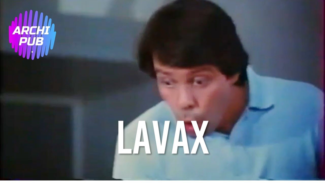 Publicit&eacute; nettoyant sol Lavax avec Michel Leeb - 1985