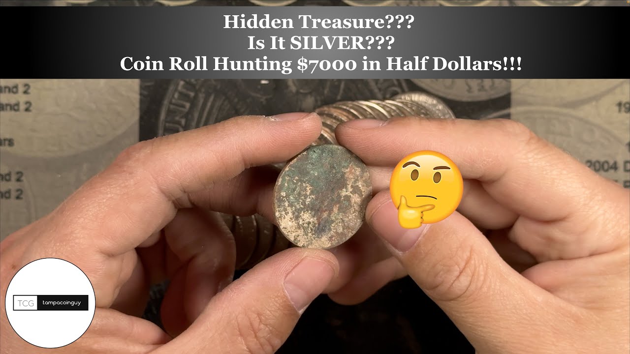 Hidden Treasure??? Is It Silver??? Coin Roll Hunting $7000 in Half Dollars!!!