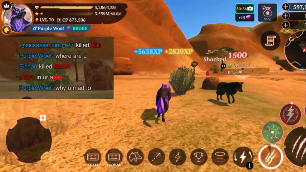 The Wolf - Making a 1K Mad With my 3K | Toxiclamb PvP