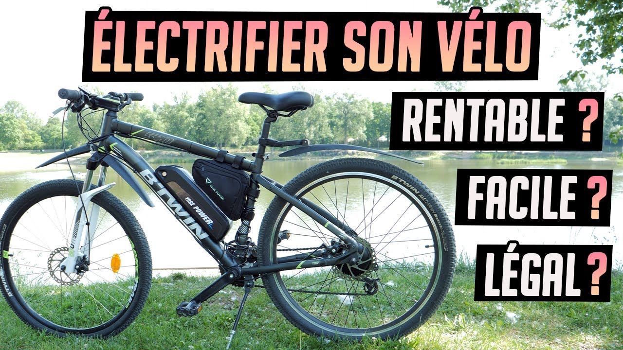Vélo à assistance électrique maison : Fabrication, Test et Comparatifs (YosePower)