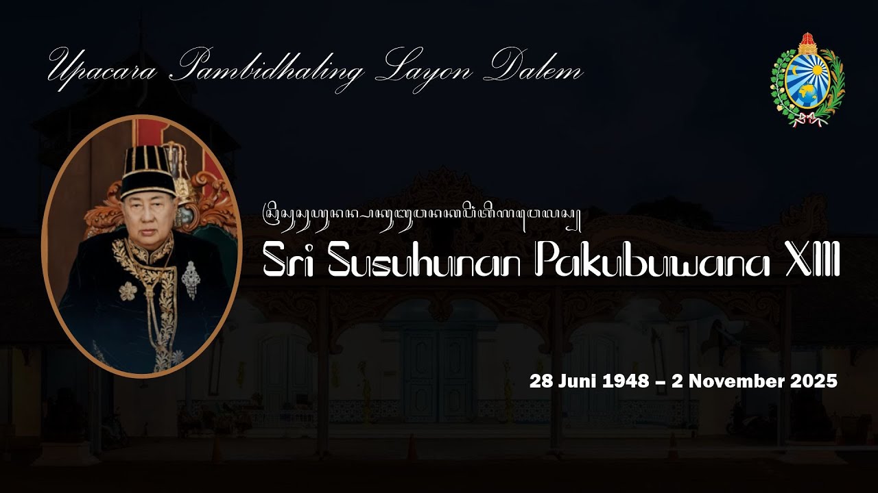 Upacara Pambidhaling Layon Dalem SISKS. Pakubuwana XIII - Keraton Kasunanan Surakarta Hadiningrat