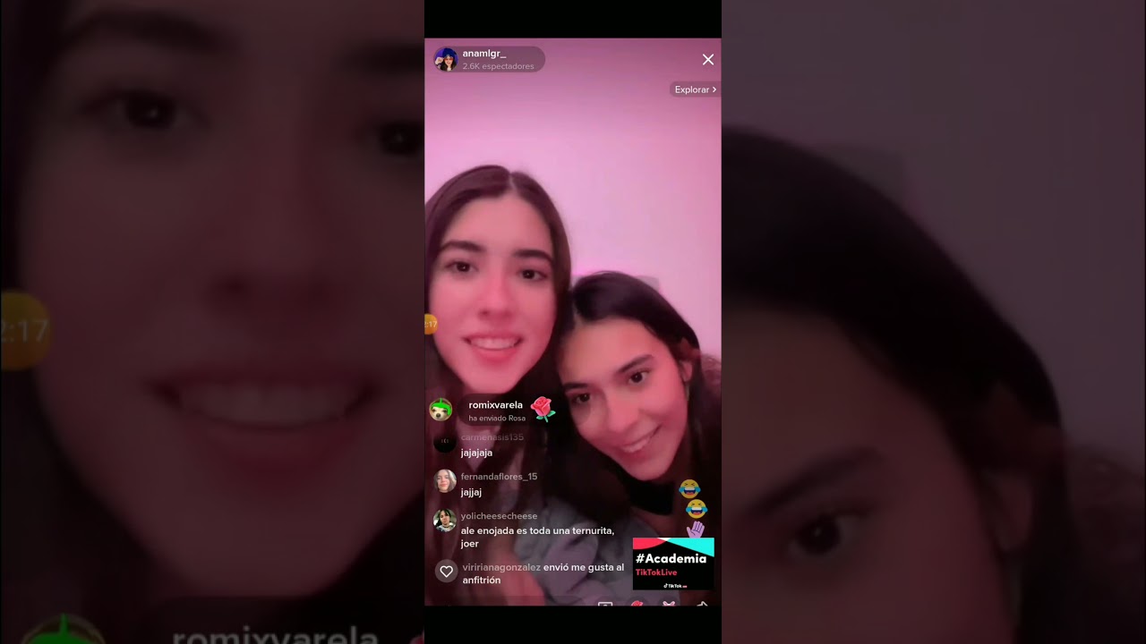 live Tik Tok Ale y Ana 03-08-2021