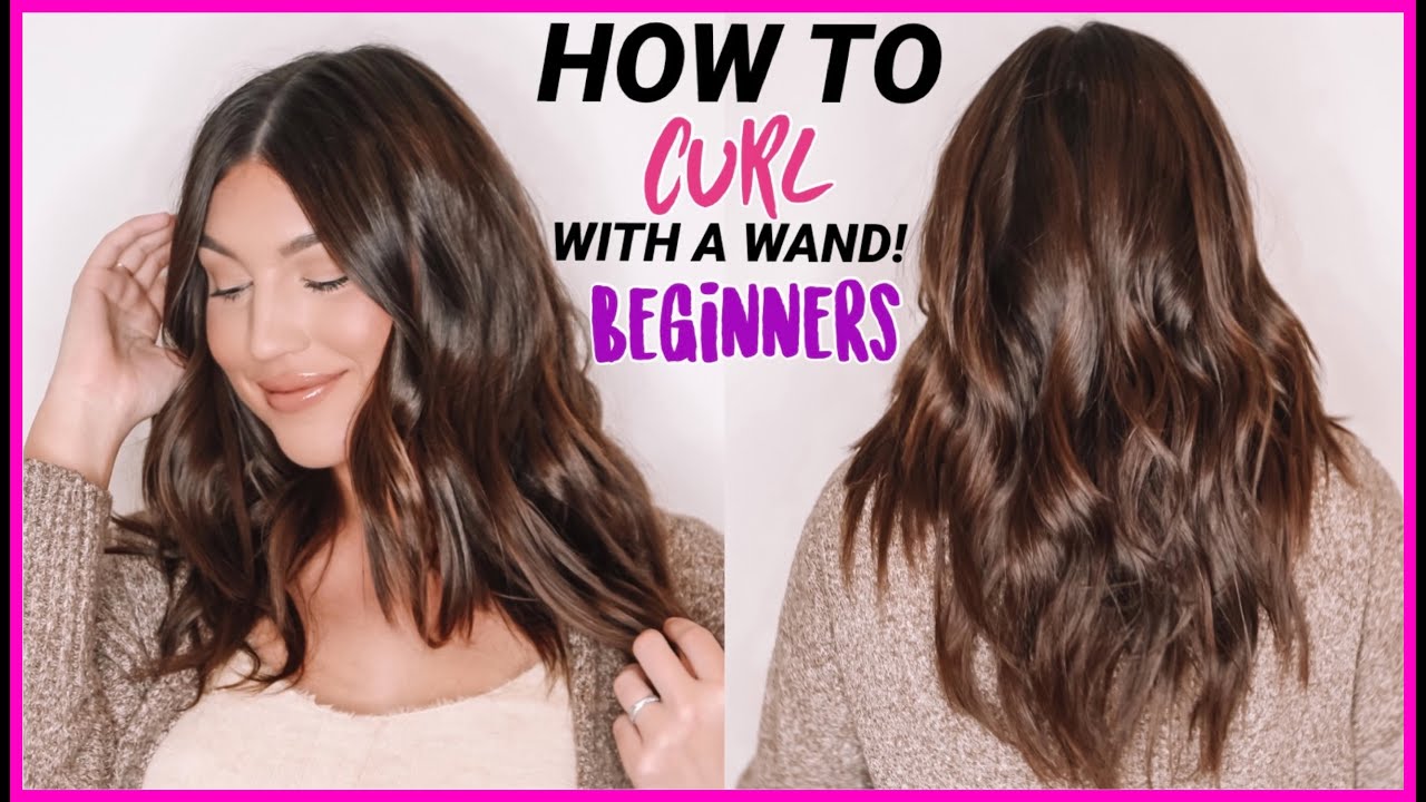 HOW TO CURL YOUR HAIR WITH A WAND FOR BEGINNERS! Using a Foxybae Wand