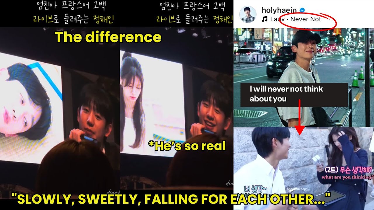 Here's Haein&rsquo;s reaction to the rooftop confession scene. Sigh, he's in love when Somin appear🤭🥰