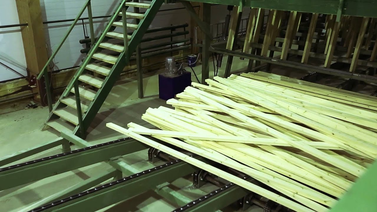 Techno Wood lentų rūšiavimo linija (Log sorting line)