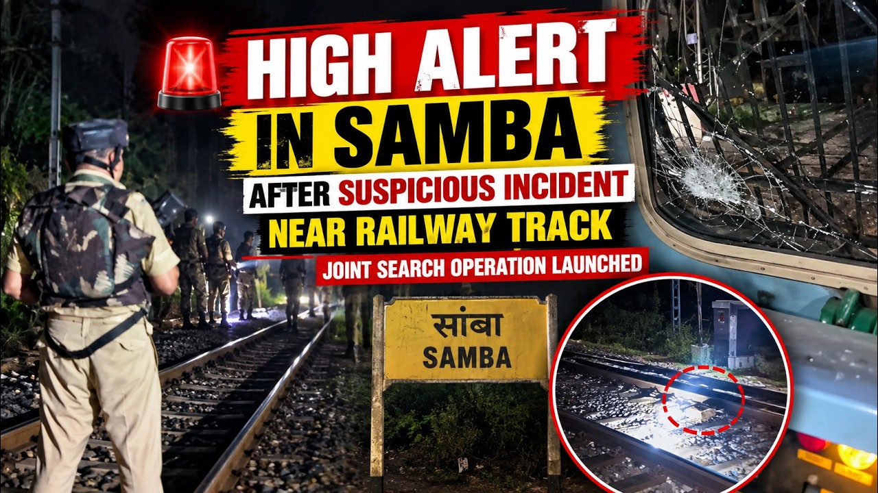High Alert in Samba After Suspicious Incident Near Railway Track; Joint Search Operation Launched