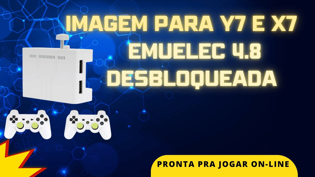 Nova Imagem Para O Game Stick Y7 e X7 (64GB) Emuelec 4.8 Vários Jogos Em Português