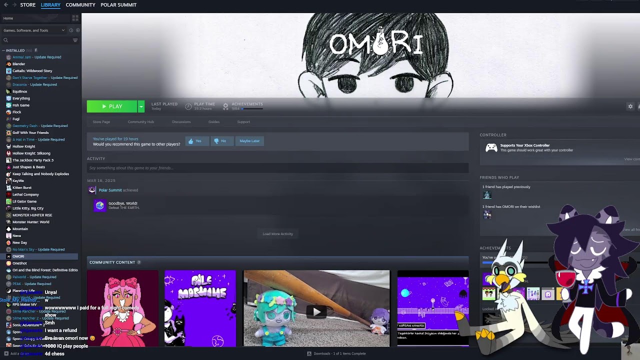 OMORI with @Quixxen!!