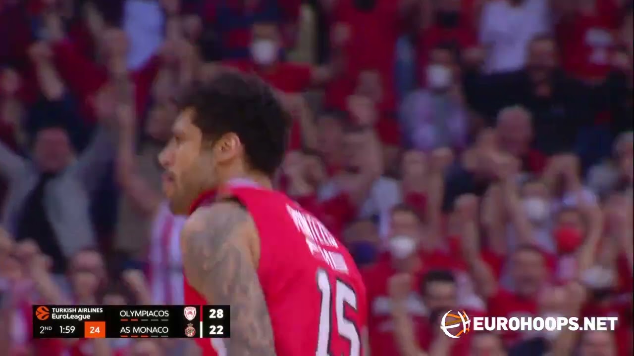 Olympiacos-AS Monaco 71-54: Georgios Printezis (12 points)