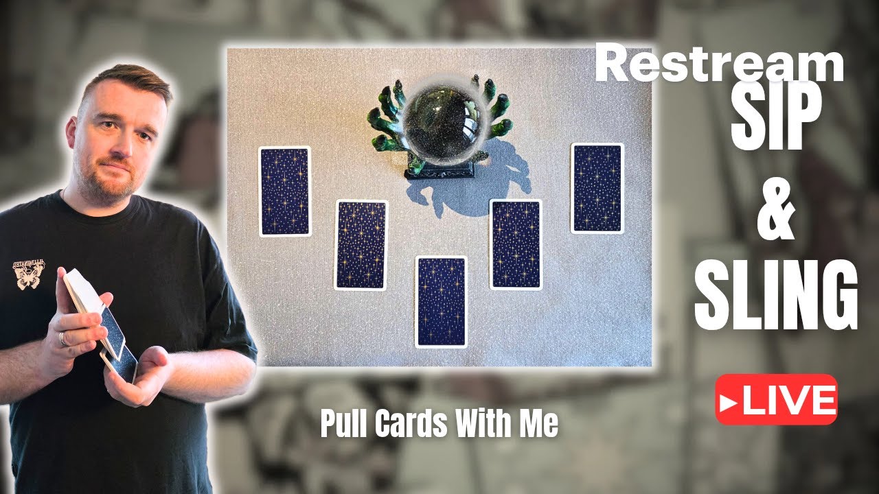Sip & Sling LIVE 🍷✨ | Pull Cards With Me! Tarot Spread for the Week